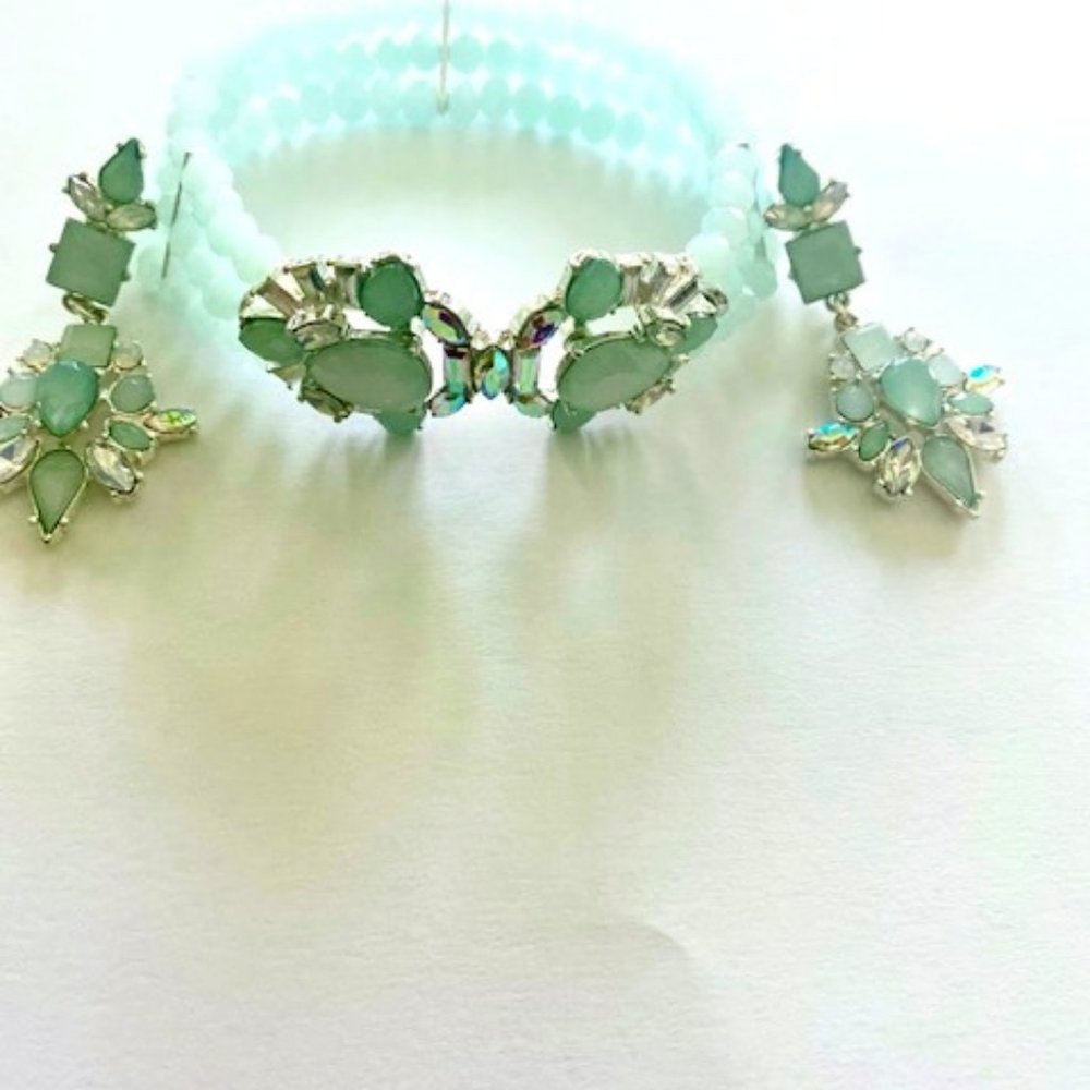 Turquoise Bracelet & Earrings